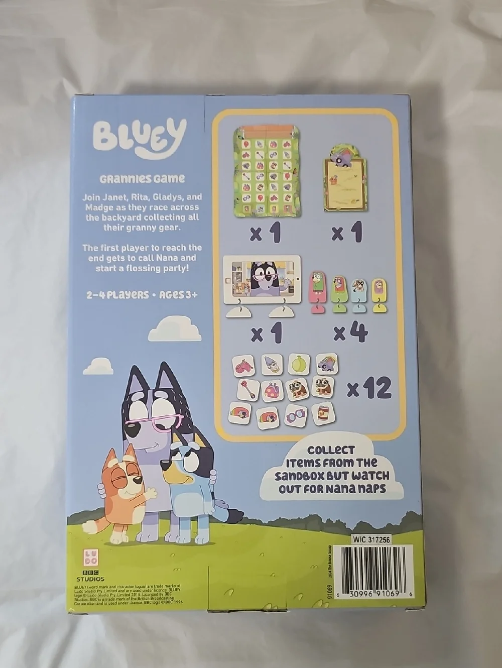 Bluey Grannies Game, Collect Grannies Items Like Glasses and Walking Sticks, Rac
